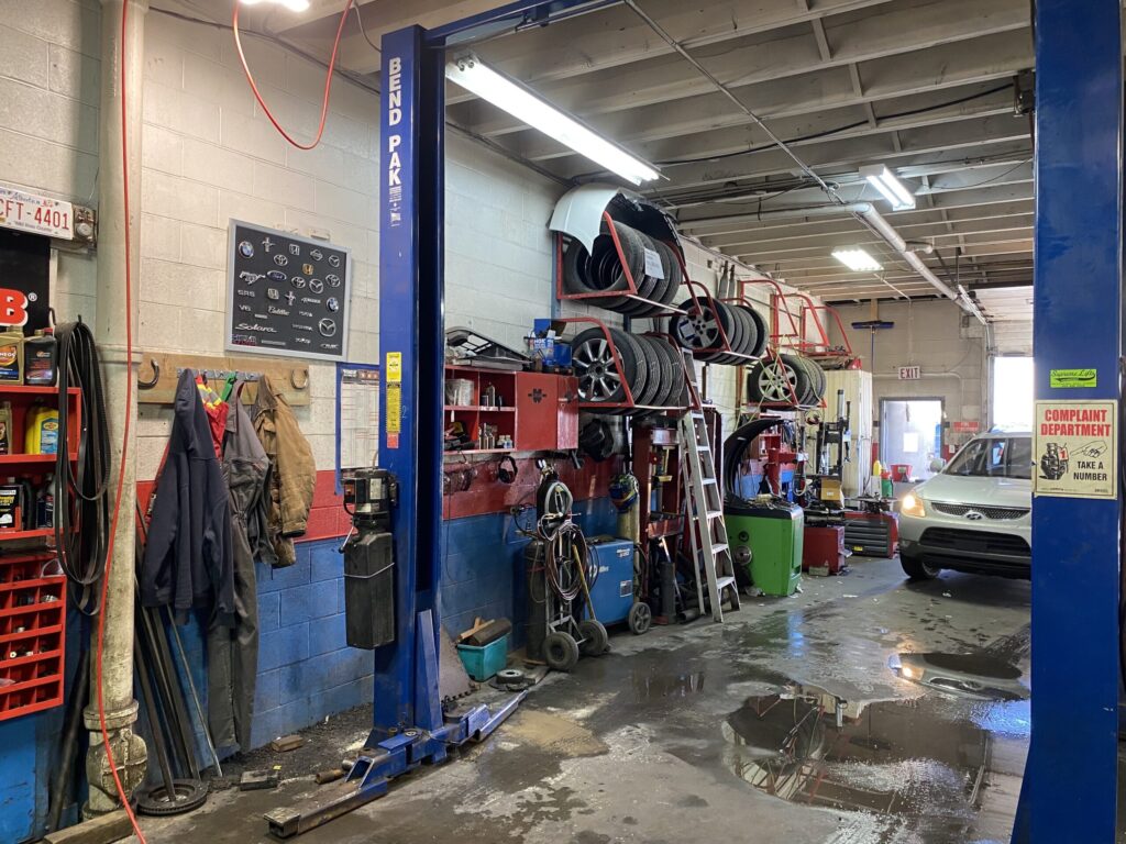 Inside calgary mechanic shop Rite Price